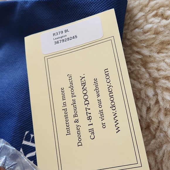 NWT Dooney & Bourke Large Black Leather Lexington Shopper Tote 🖤🤎 - Picture 15 of 17